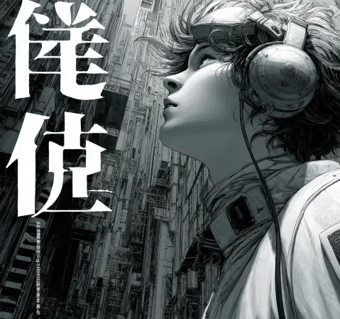 漫画作品《雾海行舟人》封面，幻想奇谈题材